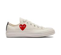 Chuck Taylor Low-Top Trainers- male- Comme des Garçons Play- Sneakers- White- 7 UK- Shoes 7 UK