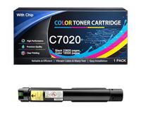 C7020 C7025 C7030 Toner Cartridge with Chip Replacement Compatible for Xerox 106R03737 106R03738 106R03739 106R03740 Work with Versalink C7020 C7025 C7030