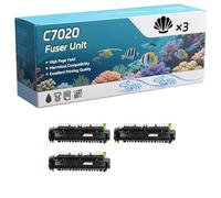 C7020 Fuser Unit Compatible for Xerox VersaLink B7030 B7035 Printers, High-Definition Printing Effect with Chip, 100000 Pages (3 Pack Black)