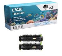C7020 Fuser Unit Compatible for Xerox VersaLink B7030 B7035 Printers, High-Definition Printing Effect with Chip, 100000 Pages (2-Pack Black)