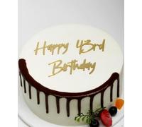 C703 Happy 43rd Birthday Cake Topper, Black Men/Women 43rd Toppers, 43rd Anniversary Party Cake Decorations, Cheers to 43 Years Old Birthday Party Supplies