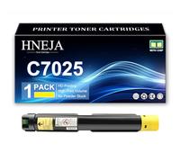 C7030 Toner Cartridge, Compatible 106R03737 106R03740 106R03739 106R03738 Toner Cartridges for Xerox Versalink C7020 C7025 C7030 Printer,Yellow-1 Pack