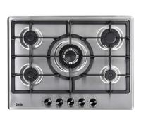 C70GFCWX 70cm 5 Burner Gas Hob - Stainless Steel