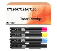 C7100 Series Toner Cartridge 006R01824 006R01825 006R01826 006R01827 Compatible for Xerox VersaLink C7120 C7125 C7130 Printer (31,000 Page Yield) 4Pack