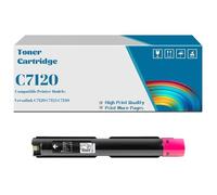 C7120 Compatible Toner Cartridge High Yield Replacement For Xerox Versalink C7120 C7125 C7130 Printer, With Chip, Printer Accessories,Magenta-1 Set