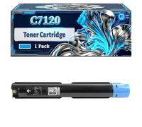 C7120 Toner Cartridge Compatible for Xerox Versalink C7100 C7120 C7125 C7130 Printers, With Chip Large Capacity 31000 Pages (1 Pack Cyan)