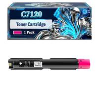 C7120 Toner Cartridge Compatible for Xerox Versalink C7100 C7120 C7125 C7130 Printers, With Chip Large Capacity 31000 Pages (1 Pack Magenta)