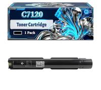 C7120 Toner Cartridge Compatible for Xerox Versalink C7100 C7120 C7125 C7130 Printers, With Chip Large Capacity 31000 Pages (1 Pack Black)