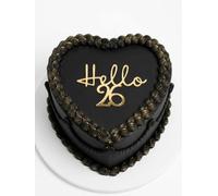 C796 Hello 26 Cake Topper -Acrylic Gold Happy 26th Birthday Cake Decorations, Hello 26th Cake Charm For 26 Birthday Anniversary Party Photo Booth Props