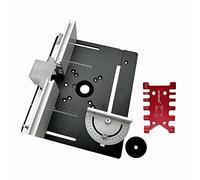 C8 Aluminium Ally Woodworking Router Table Insert Plate Miter Gauge WorkBenches Wood Router Trimmer Engraving Machine