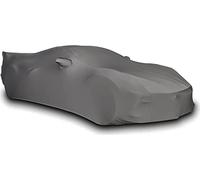 C8 Corvette Indoor Car Cover Ultraguard Stretch Satin - The Ultimate Custom Fit for 2020-2024 Stingray, Z06, Z51, E-Ray Corvettes (Gray)
