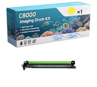 C8000 Imaging Drum Kit Compatible for Xerox VersaLink C8000C 8000W C9000 Printers, High-Definition Printing Effect with Chip, 29000 Pages (1 Pack Yellow)