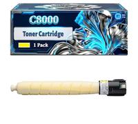 C8000 Toner Cartridge Compatible for Xerox VersaLink C8000 Printers, With Chip Large Capacity 20900 Pages (1 Pack Yellow)
