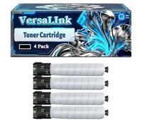 C8000DT Toner Cartridge Compatible for Xerox C8000DT C8000W Printers, With Chip Large Capacity 20900 Pages (4 Pack Black)