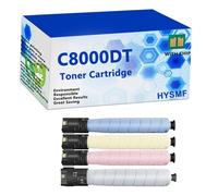 C8000DT Toner Cartridge Replacement Compatible for Xerox 106R04053 106R04050 106R04051 106R04052 Work with VersaLink C8000 VersaLink C8000W Printer,4 Colors-1 Pack