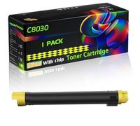 C8030 Compatible for Xerox Toner Cartridge with Chip AltaLInk C8030 C8030F C8030T C8035 C8035F C8035T Printers (1 Pack Yellow)