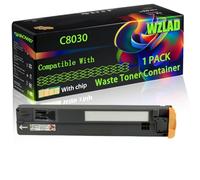 C8030 Compatible for Xerox Waste Toner Container with Chip WorkCentre 7535 7545 7556 7830i 7835 7835i 7845i 7855i Printers (1 Pack Black)