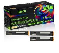 C8030 Compatible for Xerox Waste Toner Container with Chip WorkCentre 7535 7545 7556 7830i 7835 7835i 7845i 7855i Printers (3 Pack Black)