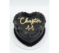 C806 Gold Chapter 44 Cake Topper, Acrylic Funny 44 Years Old Party DéCor, Happy 44th Birthday Cake Topper For Girls & Boys, Cheers To 44 Years Old 44th Birthday Wedding Anniversary