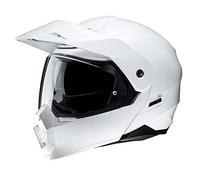C80WM - HJC C80 Plain Flip Front Motorcycle Helmet M White