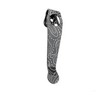 C81 Deep Carry Pocket Clip for C10 Alloy Tool - Titanium Style Back Clip for Hiking Camping Gear - 55x12mm Black Finish