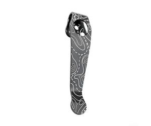 C81 Deep Carry Pocket Clip for C10 Alloy Tool - Titanium Style Back Clip for Hiking Camping Gear - 55x12mm Black Finish