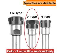 C81012162025mm Advanced Alloy Steel Mini Collet Chuck Enhancing Productivity in Manufacturing Settings (C16-ER20A)