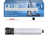 C8130 Compatible Replacement Toner Cartridge for Xerox AltaLink C8130 C8135 C8145 C8155 C8170 Printer, High Yield 59000 Pages, Easy to Install,Black-1 pack