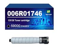 C8130 Toner Cartridge Compatible For Xerox AltaLink C8130 C8135 C8145 C8155 C8170 Printer, Yield Up To 59000/ 28000 Pages,Black-1 Pack