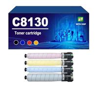 C8130 Toner Cartridge Compatible For Xerox AltaLink C8130 C8135 C8145 C8155 C8170 Printer, Yield Up To 59000/ 28000 Pages,4 colors-1 Set