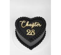 C814 Gold Chapter 28 Cake Topper, Acrylic Funny 28 Years Old Party DéCor, Happy 28th Birthday Cake Topper For Girls & Boys, Cheers To 28 Years Old 28th Birthday Wedding Anniversary