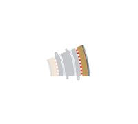 C8224 Radius 3 Outer Border/Barrier 22.5 degree 1:32 Scale Accessory