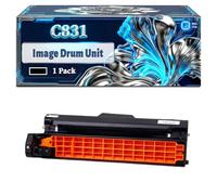 C831 Image Drum Unit Compatible for Okidata OKI C831 C831cdtn C831DM C831dn C831n C841 C841cdtn C841dn C841n Printers, With Chip Large Capacity 30000 Pages (1 Pack Black)