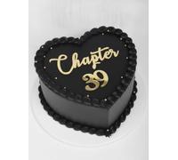 C843 Gold Chapter 39 Cake Topper, Acrylic Funny 39 Years Old Party DéCor, Happy 39th Birthday Cake Topper For Girls & Boys, Cheers To 39 Years Old 39th Birthday Wedding Anniversary