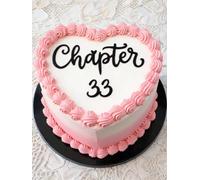 C860 Black Chapter 33 Cake Topper, Acrylic Funny 33 Years Old Party DéCor, Happy 33rd Birthday Cake Topper For Girls & Boys, Cheers To 33 Years Old 33rd Birthday Wedding Anniversary