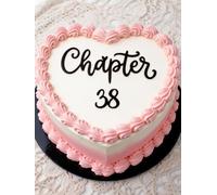 C862 Black Chapter 38 Cake Topper, Acrylic Funny 38 Years Old Party DéCor, Happy 38th Birthday Cake Topper For Girls & Boys, Cheers To 38 Years Old 38th Birthday Wedding Anniversary