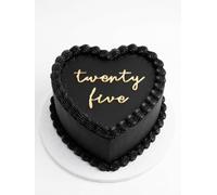 C875 Acrylic Twenty Five Birthday Cake Topper, Happy 25th Birthday Cake Decor, Gold Birthday Cake Topper, Funny 25th Birthday Party Decorations For Women Men