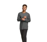 C9 Champion Men's Soft Train Long Sleeve T-Shirt, Ebony Heather, XL