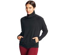 C9 Champion Women's Long Sleeve French Terry Top, Ebony, XS