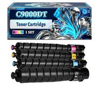 C9000DT Toner Cartridge Compatible for Xerox VersaLInk C9000DT Printers, With Chip Large Capacity 31400 Pages (4-Pack BK/C/M/Y)
