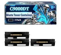 C9000DT Waste Toner Container Compatible for Xerox VersaLInk C8000DT VersaLInk C8000W VersaLInk C9000DT Printers, With Chip Large Capacity 47000 Pages (3 Pack Black)