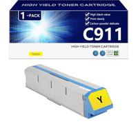C911 Toner Cartridge Extra High Yield for OKI C911 C911dn C931e C931dn C941e C941dn C942dn Printers, High-Volume Printing,Yellow-1 pack