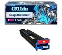 C911dn Image Drum Unit Compatible for Okidata OKI C911dn C931 C931dn Printers, With Chip Large Capacity 40000 Pages (1 Pack Magenta)
