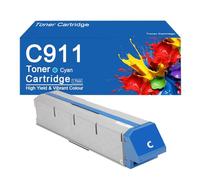 C911dn Toner Cartridges Replacement 45536424 45536423 45536422 45536421 for OKI C911 C931 C941dn Printer,C911-Cyan