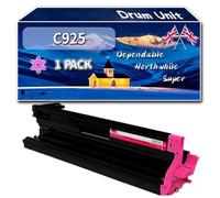 C925 Drum Unit Compatible for Lexmark C925DE C925DTE Series X925DE XS925DE Printers, High-Definition Printing Effect with Chip, 30000 Pages (1 Pack Magenta)