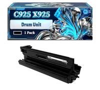 C925 X925 Drum Unit Compatible for Lexmark C925 C925DE X925 X925DE Printers, With Chip Large Capacity 30000 Pages (1 Pack Black)