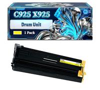 C925 X925 Drum Unit Compatible for Lexmark C925 C925DE X925 X925DE Printers, With Chip Large Capacity 30000 Pages (1 Pack Yellow)