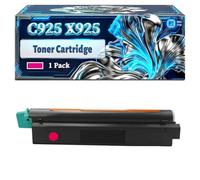 C925 X925 Toner Cartridge Compatible for Lexmark C925de C925dte X925de Printers, With Chip Large Capacity 8500 Pages (1 Pack Magenta)