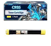 C935 Toner Cartridge Compatible for Lexmark C935 C935dn C935dtn C935hdn C935x Printers, With Chip Large Capacity 32000 Pages (1 Pack Yellow)