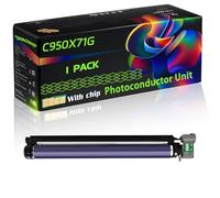 C950X71G Compatible for Lexmark Photoconductor Unit with Chip C950de X950 X950de X950dhe X952 X952de Printers (1 Pack Black)